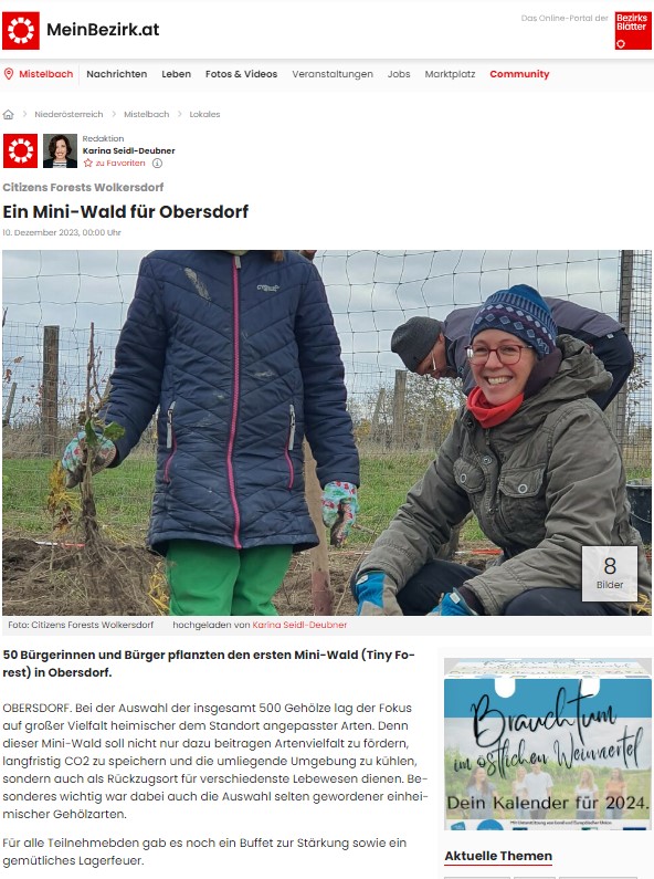 Artikel im Bezirksblatt