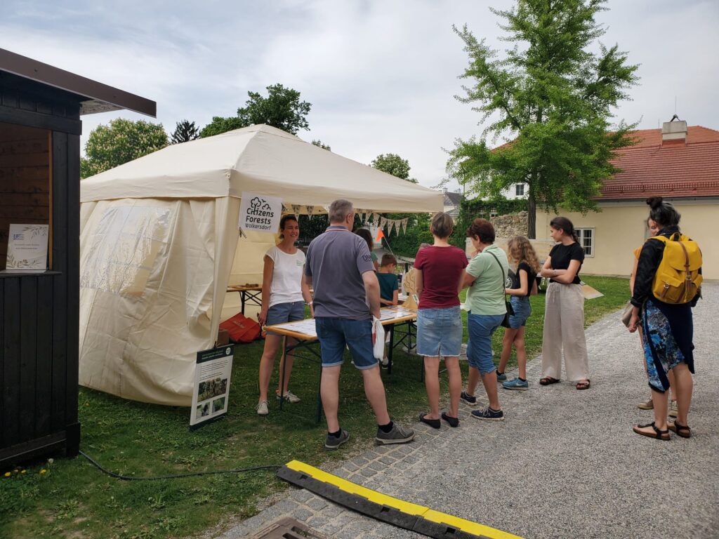 Infostand bei den Garten Genuss Tagen